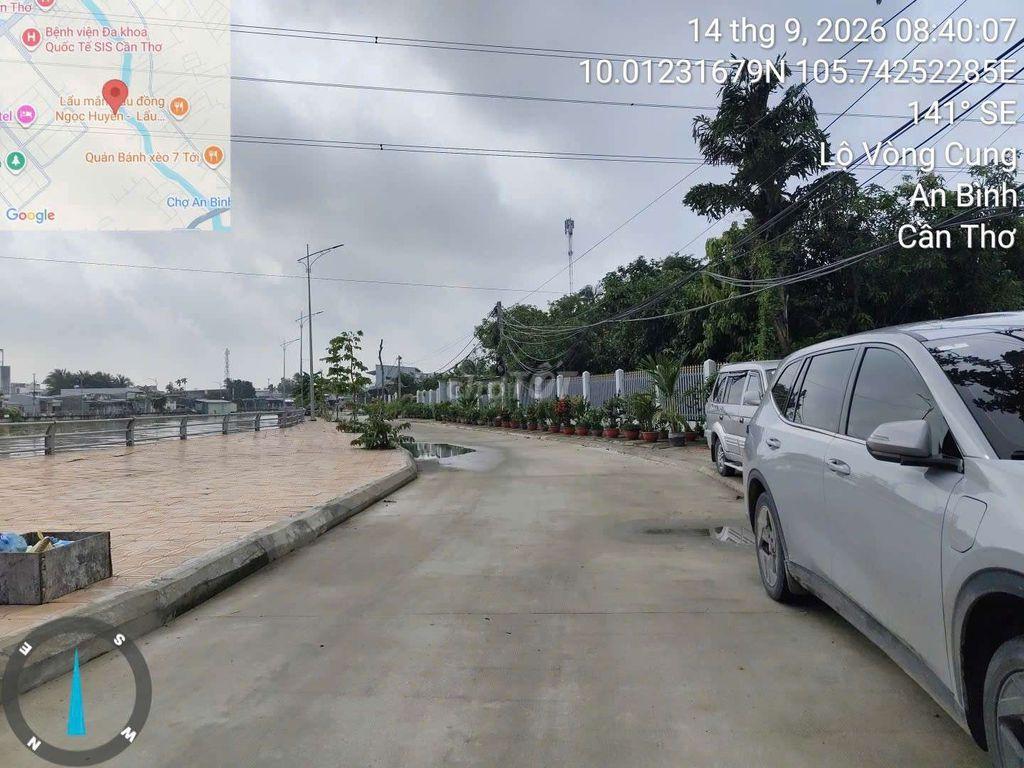 CẶP ĐẤT ĐẸP MẶT TIỀN 13,4 M KÈ RẠCH CÁI SƠN, P.AN BÌNH – CẦN THƠ