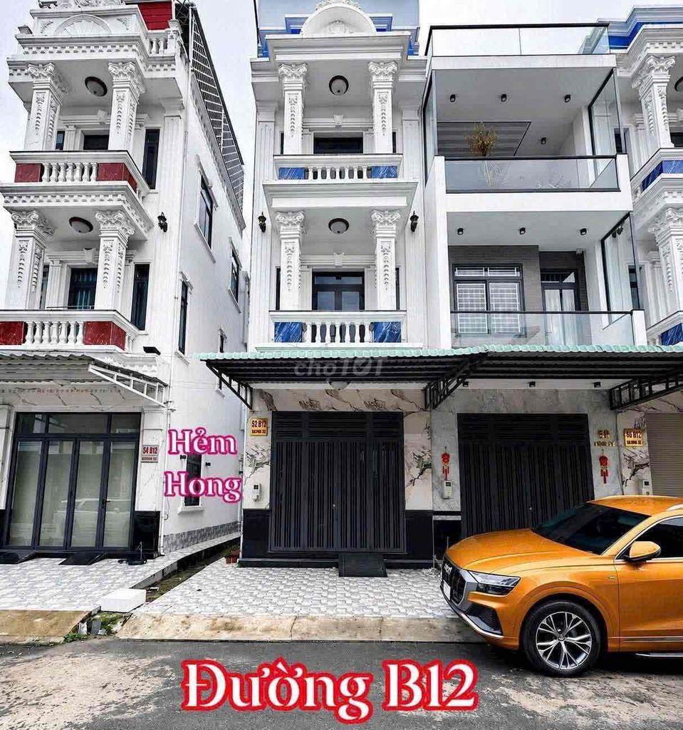 nhà mới 2 lầu + hẻm hông Hưng Phú đường B12, vị trí đẹp, giá 6 tỷ 800