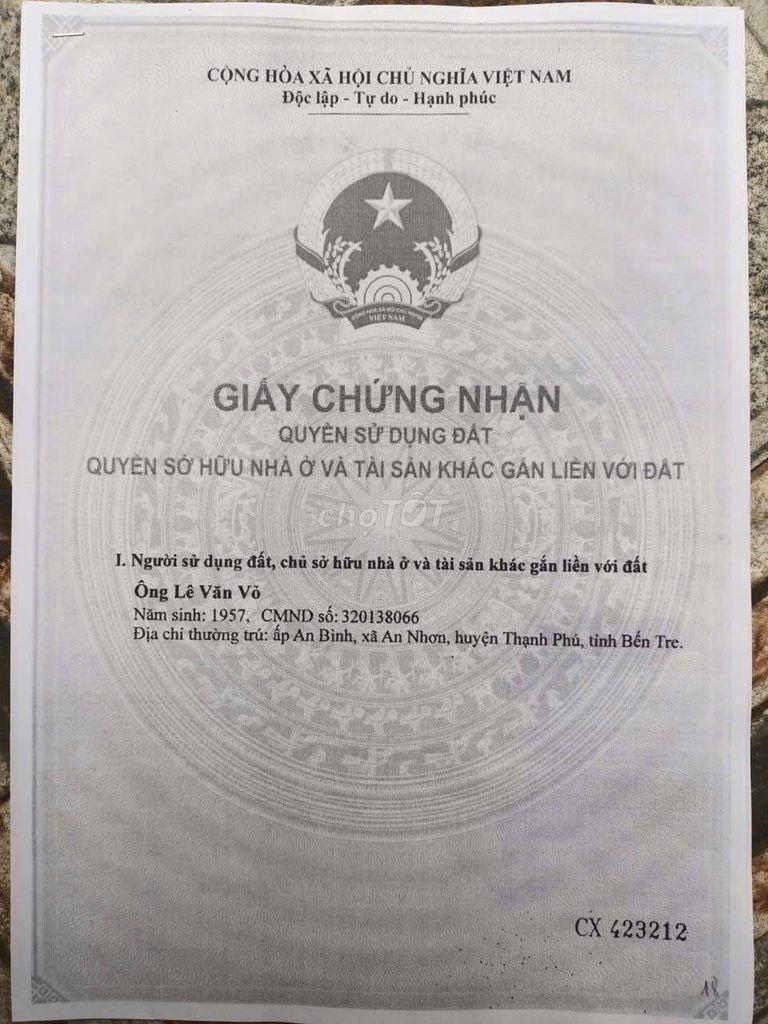 kẹt tiền cần bán gấp đất nền