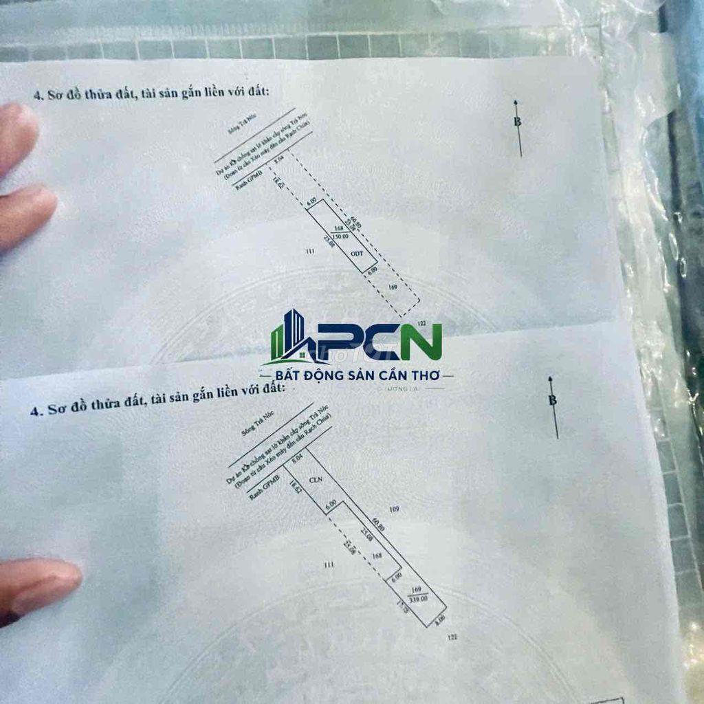 (GIẢM 200 TRIỆU) NỀN 497m2 VIEW SÔNG TRÀ NÓC - Đ.LÊ THỊ HỒNG GẤM