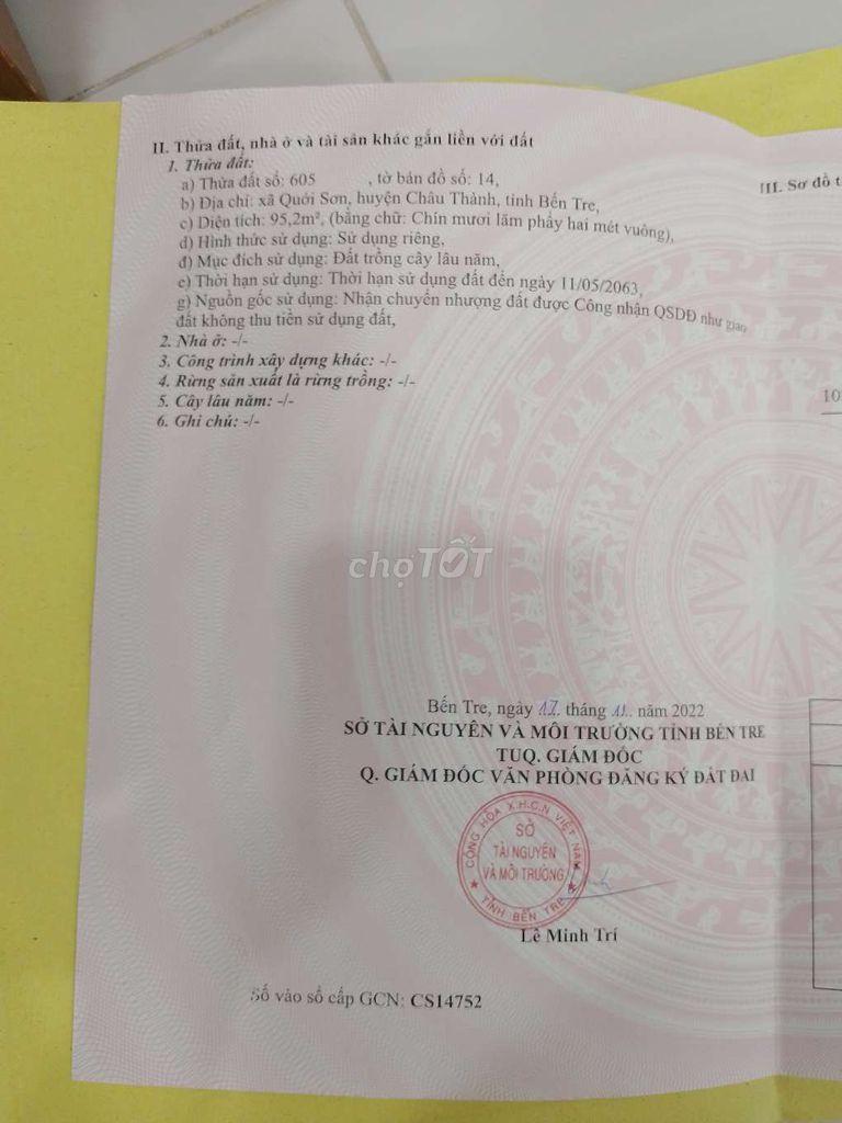 Bán miếng đất giá rẻ gần kcn giao long